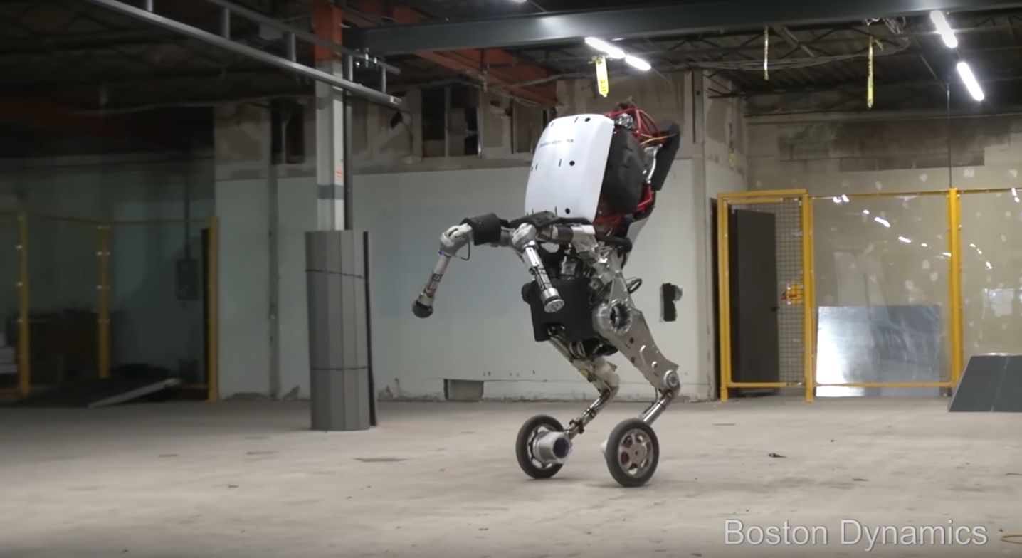Handle - il robot di Boston Dynamics che salta fino ad un metro