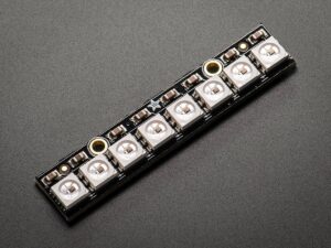 Barra 8 x 5050 LED RGB NeoPixel lato superiore