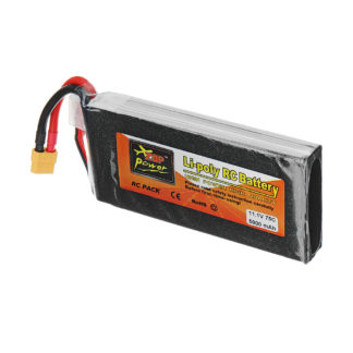 ZOP Power Batteria Lipo 11,1V 5000mAh 75C 3S connettore XT60