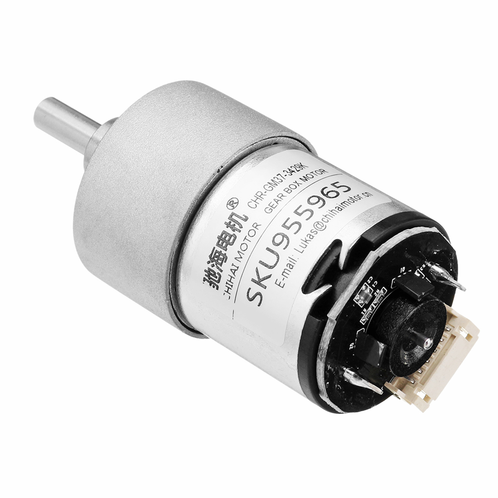 Motore DC 12V 330rpm con encoder rotativo ad effetto Hall - immagine 6