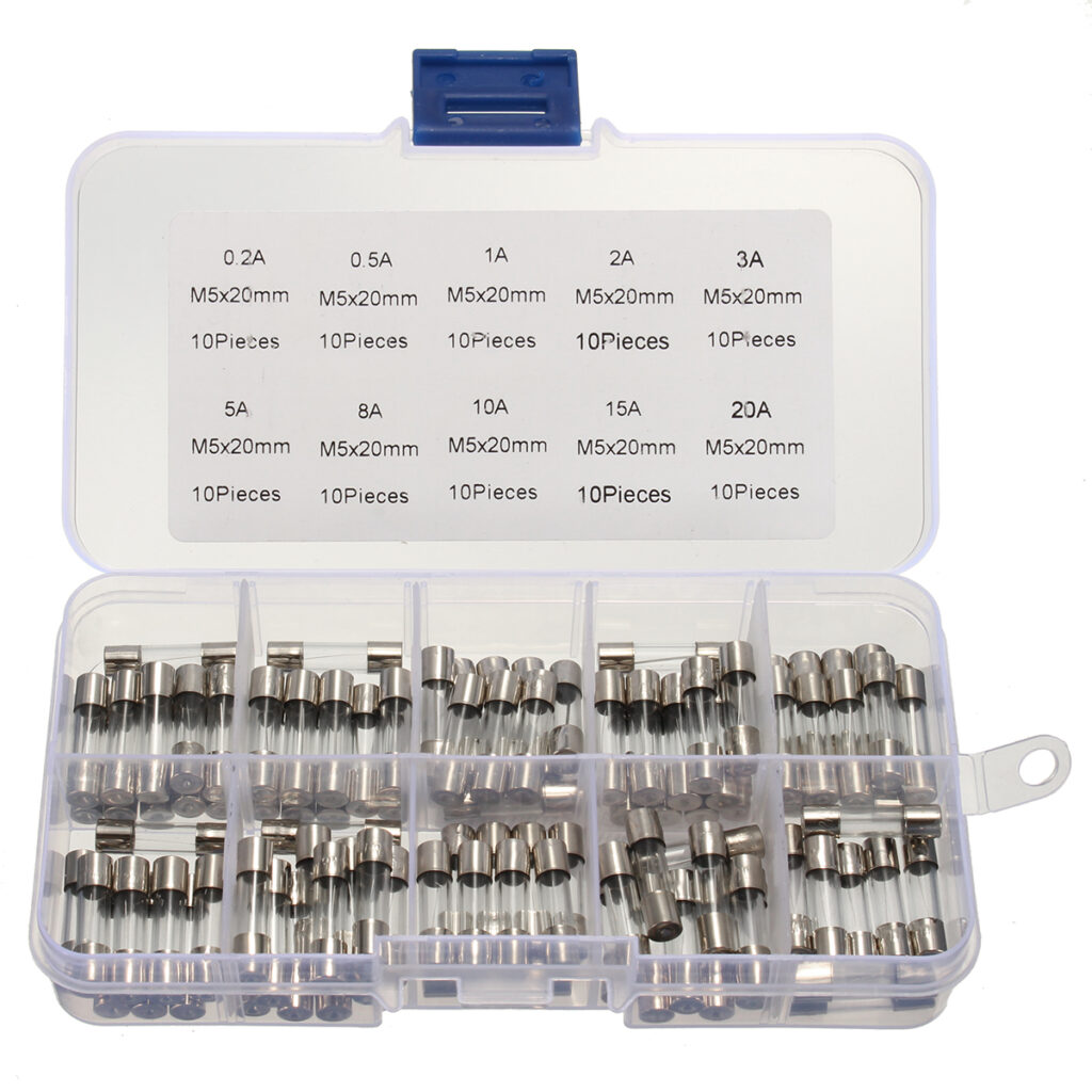 Fusibili_kit_100Pcs_5x20mm_0.2A-20A