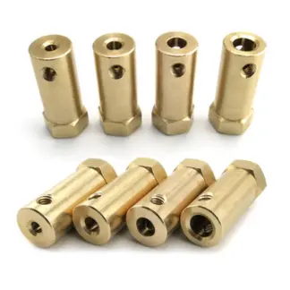 Giunto-albero-motore-3-4-5-6-7-8mm-ottone-esagonale